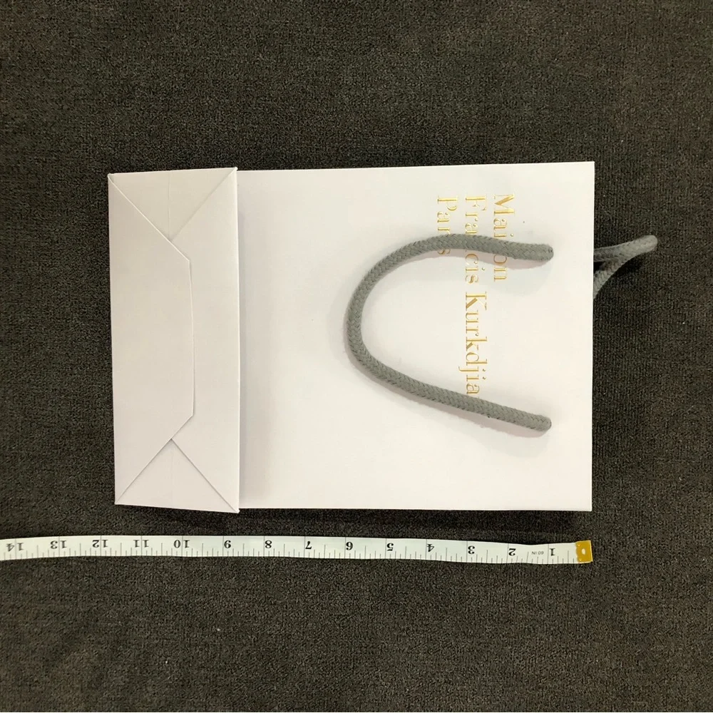 Maison Francis Kurkdjian White Gift Bag with Gold Text